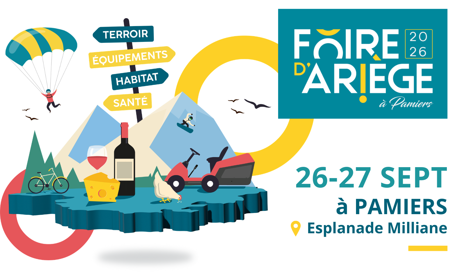 Foire d'Ariège à Pamiers le 26 et 27 septembre 2026 à Esplanade Milliane.